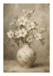 Poster VINTAGE DARK ACADEMIA FLOWER VASE 2