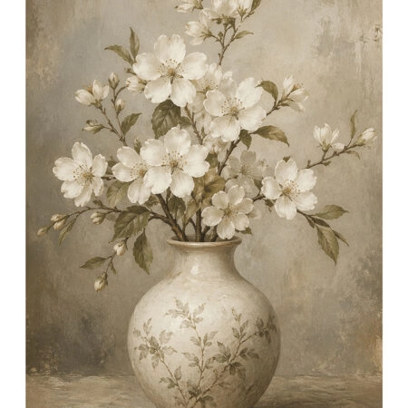 Poster VINTAGE DARK ACADEMIA FLOWER VASE 2 -  Sticky 2