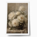 Poster VINTAGE DARK ACADEMIA FLOWER VASE 3
