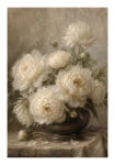 Poster VINTAGE DARK ACADEMIA FLOWER VASE 3