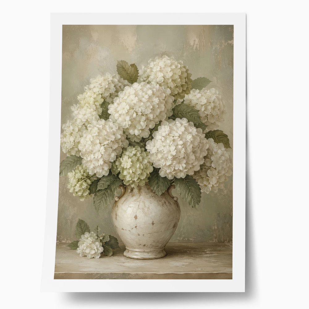 Poster VINTAGE DARK ACADEMIA FLOWER VASE 4
