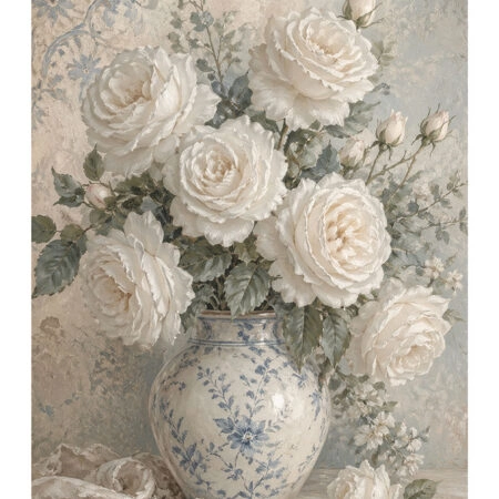 Poster VINTAGE DARK ACADEMIA FLOWER VASE 5 -  Sticky 2