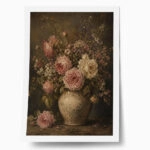 Poster VINTAGE DARK ACADEMIA FLOWER VASE 7