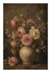 Poster VINTAGE DARK ACADEMIA FLOWER VASE 7