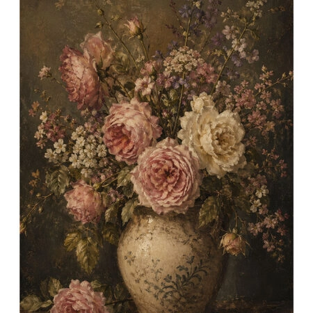 Poster VINTAGE DARK ACADEMIA FLOWER VASE 7 -  Sticky 2