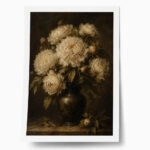 Poster VINTAGE DARK ACADEMIA FLOWER VASE 9