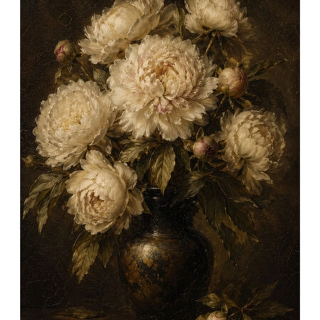 Poster VINTAGE DARK ACADEMIA FLOWER VASE 9 -  Sticky 2