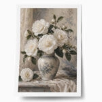 Poster VINTAGE DARK ACADEMIA FLOWER VASE