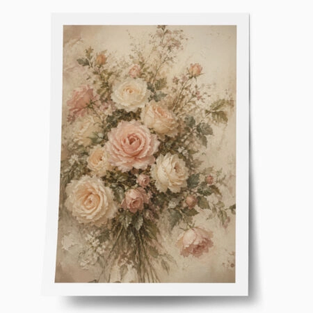 Poster VINTAGE DARK ACADEMIA FLOWERS 2 - 
