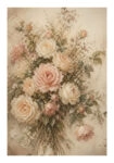 Poster VINTAGE DARK ACADEMIA FLOWERS 2