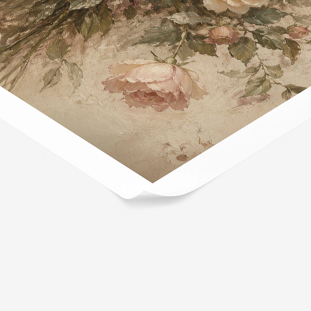 Poster VINTAGE DARK ACADEMIA FLOWERS 2