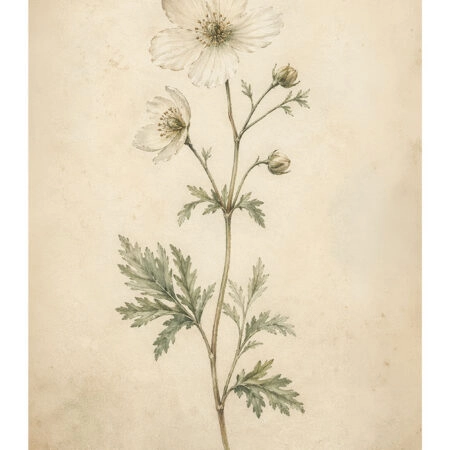Poster VINTAGE DARK ACADEMIA FLOWERS 4 -  Sticky 2
