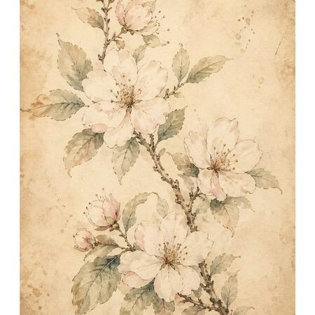Poster VINTAGE DARK ACADEMIA FLOWERS 5 -  Sticky 2