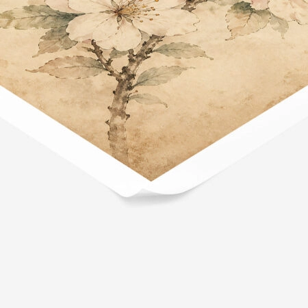 Poster VINTAGE DARK ACADEMIA FLOWERS 5 -  Sticky 1