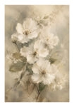 Poster VINTAGE DARK ACADEMIA FLOWERS
