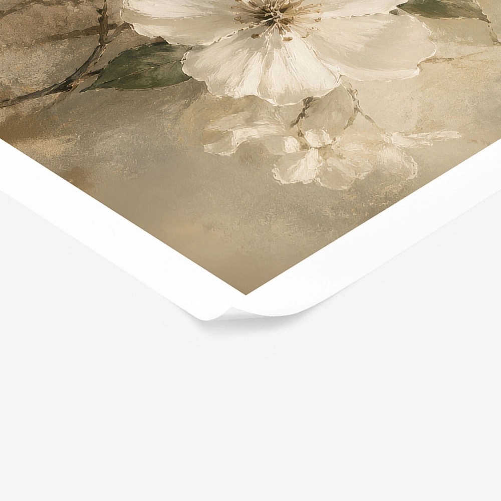 Poster VINTAGE DARK ACADEMIA FLOWERS
