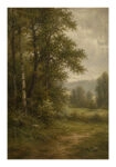 Poster VINTAGE DARK ACADEMIA FOREST PATH 5