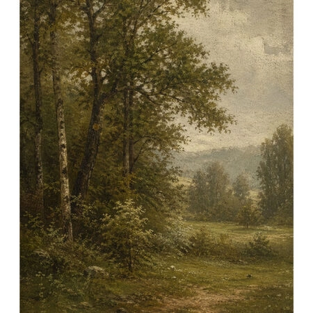 Poster VINTAGE DARK ACADEMIA FOREST PATH 5 -  Sticky 2
