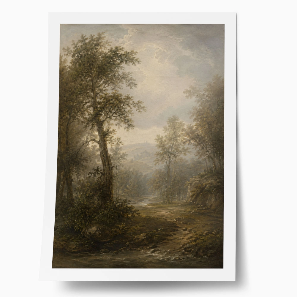 Poster VINTAGE DARK ACADEMIA FOREST PATH 6