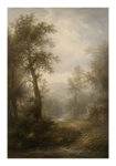 Poster VINTAGE DARK ACADEMIA FOREST PATH 6