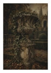 Poster VINTAGE DARK ACADEMIA FOUNTAIN