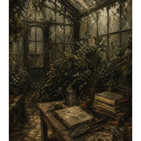 Poster VINTAGE DARK ACADEMIA GREENERY -  Sticky 2