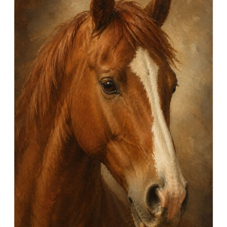 Poster VINTAGE DARK ACADEMIA HORSE 10 -  Sticky 2