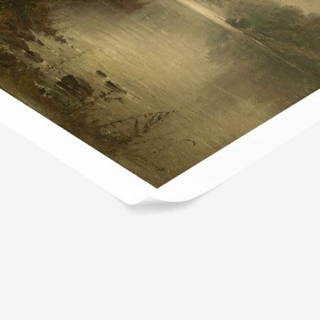 Poster VINTAGE DARK ACADEMIA LAKE PATH -  Sticky 1