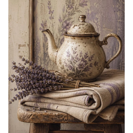 Poster VINTAGE DARK ACADEMIA LAVENDER -  Sticky 2