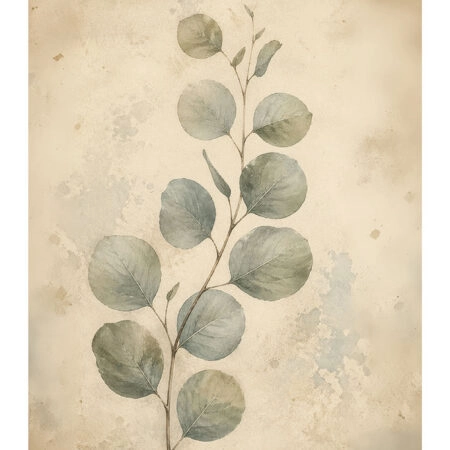 Poster VINTAGE DARK ACADEMIA LEAVES -  Sticky 2