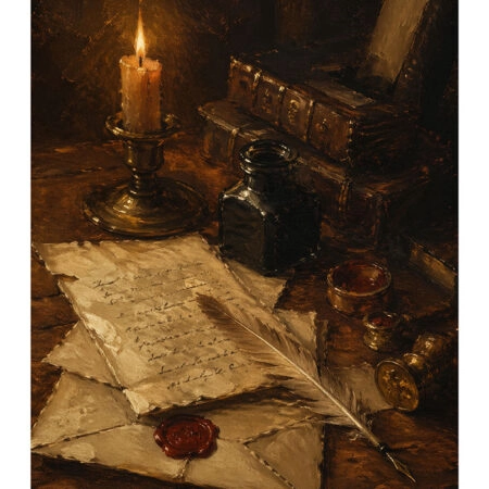 Poster VINTAGE DARK ACADEMIA LETTERS -  Sticky 2