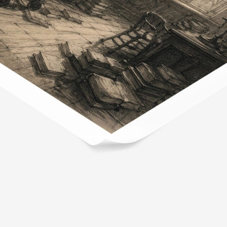 Poster VINTAGE DARK ACADEMIA LIBRARY 2 -  Sticky 1