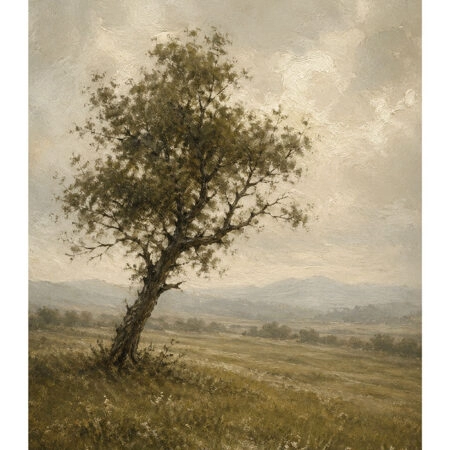 Poster VINTAGE DARK ACADEMIA LONE TREE 3 -  Sticky 2
