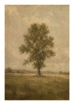 Poster VINTAGE DARK ACADEMIA LONE TREE 4