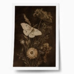 Poster VINTAGE DARK ACADEMIA MOTH
