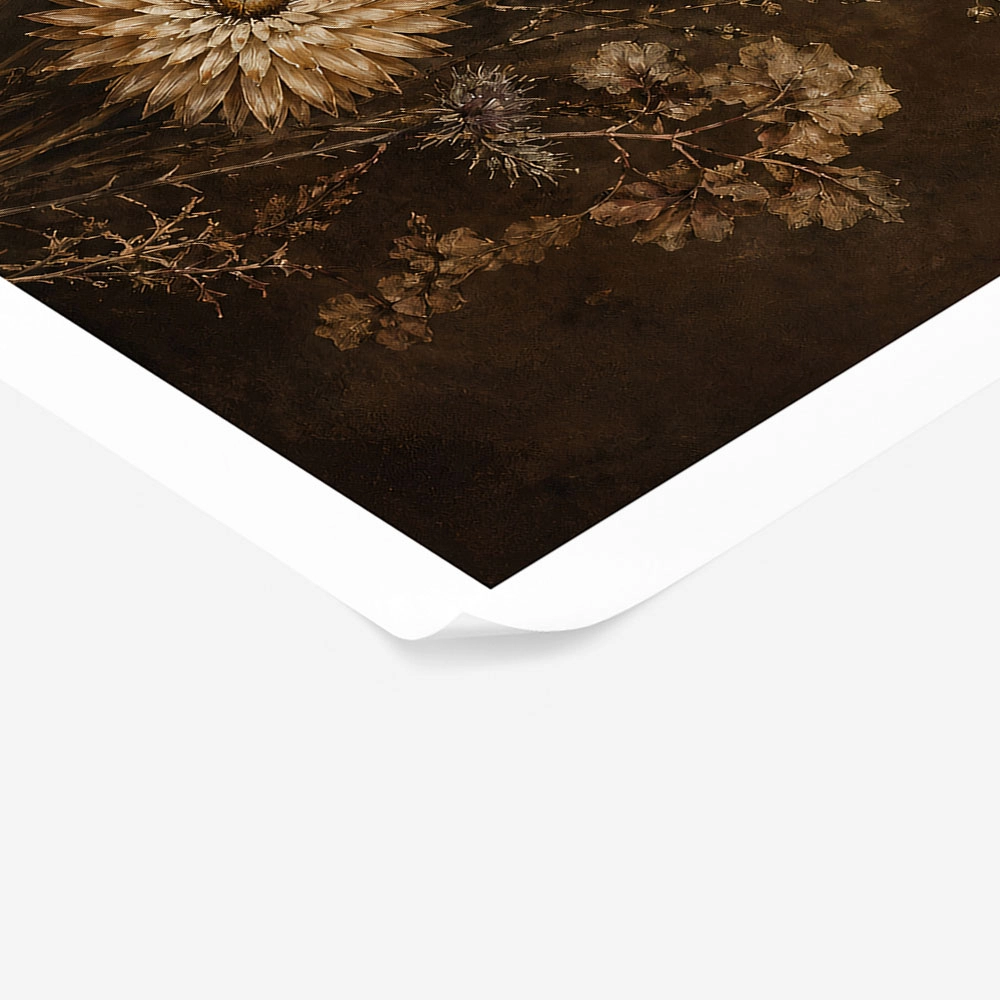 Poster VINTAGE DARK ACADEMIA MOTH