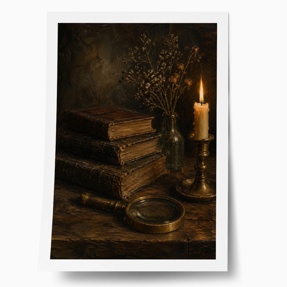 Poster VINTAGE DARK ACADEMIA NOTES