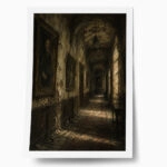 Poster VINTAGE DARK ACADEMIA OLD HALLWAY