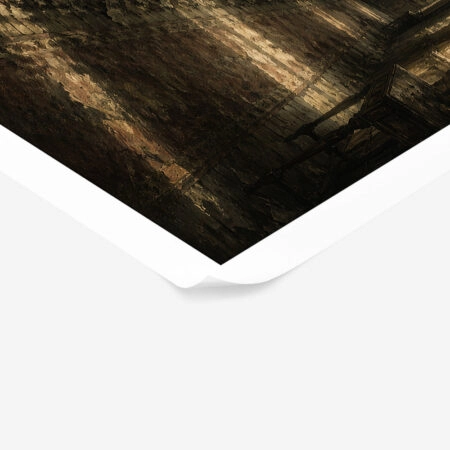 Poster VINTAGE DARK ACADEMIA OLD HALLWAY -  Sticky 1