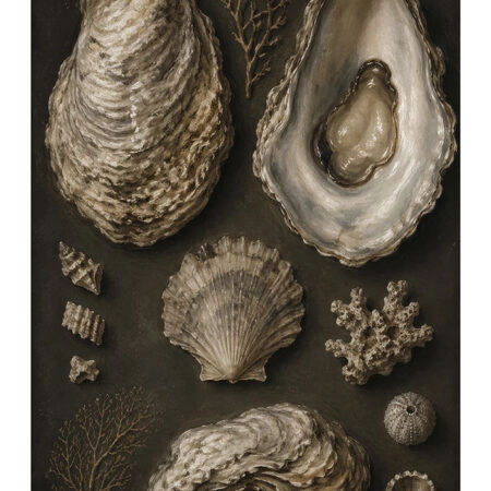 Poster VINTAGE DARK ACADEMIA OYSTERS -  Sticky 2