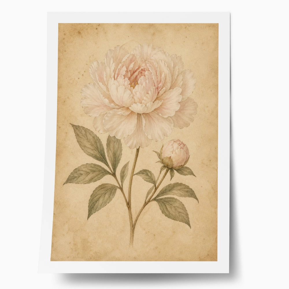 Poster VINTAGE DARK ACADEMIA PLANT 10
