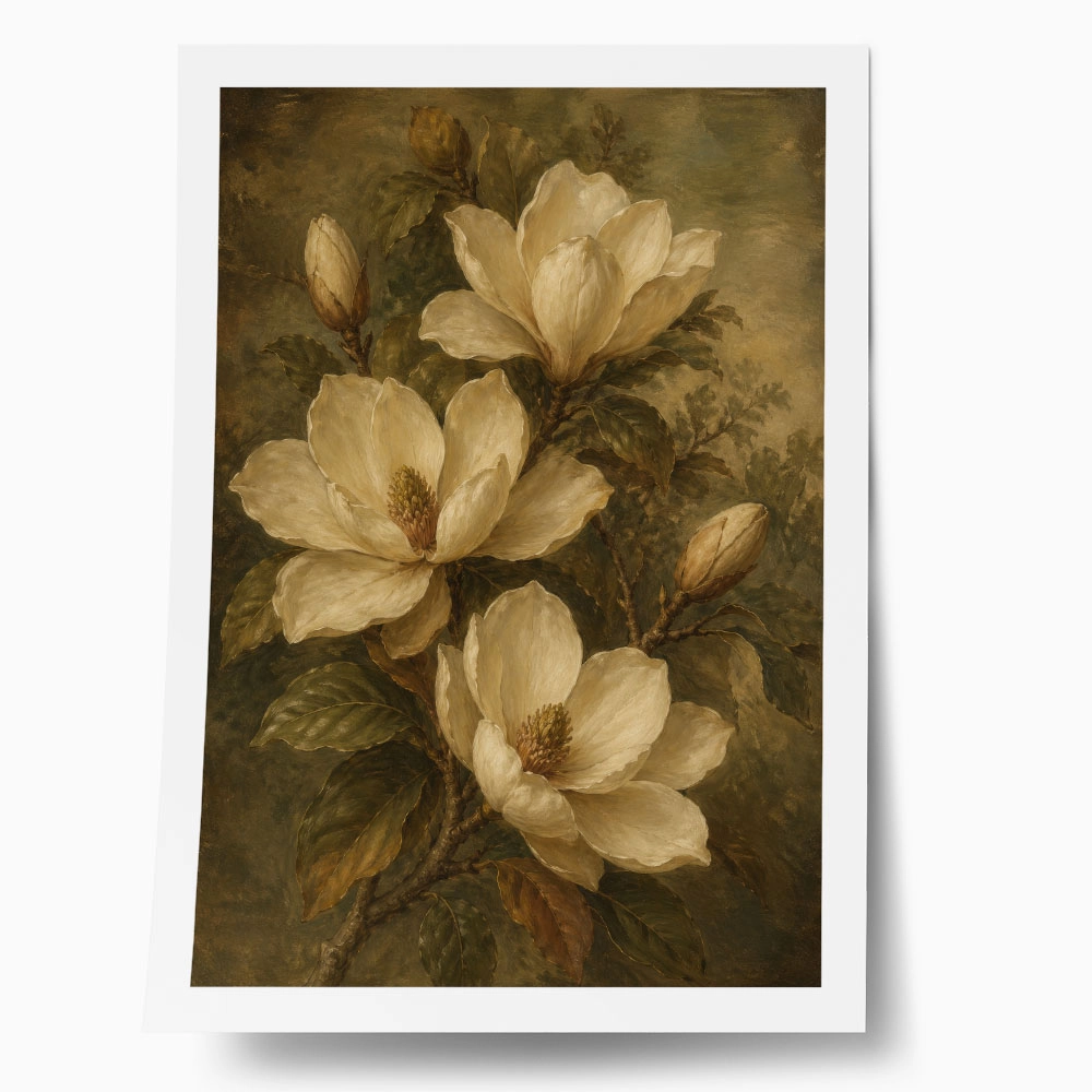 Poster VINTAGE DARK ACADEMIA PLANT 11