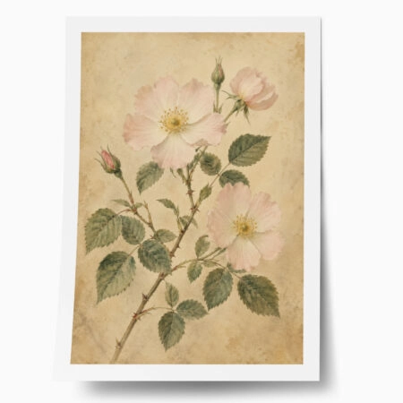 Poster VINTAGE DARK ACADEMIA PLANT 12 - 