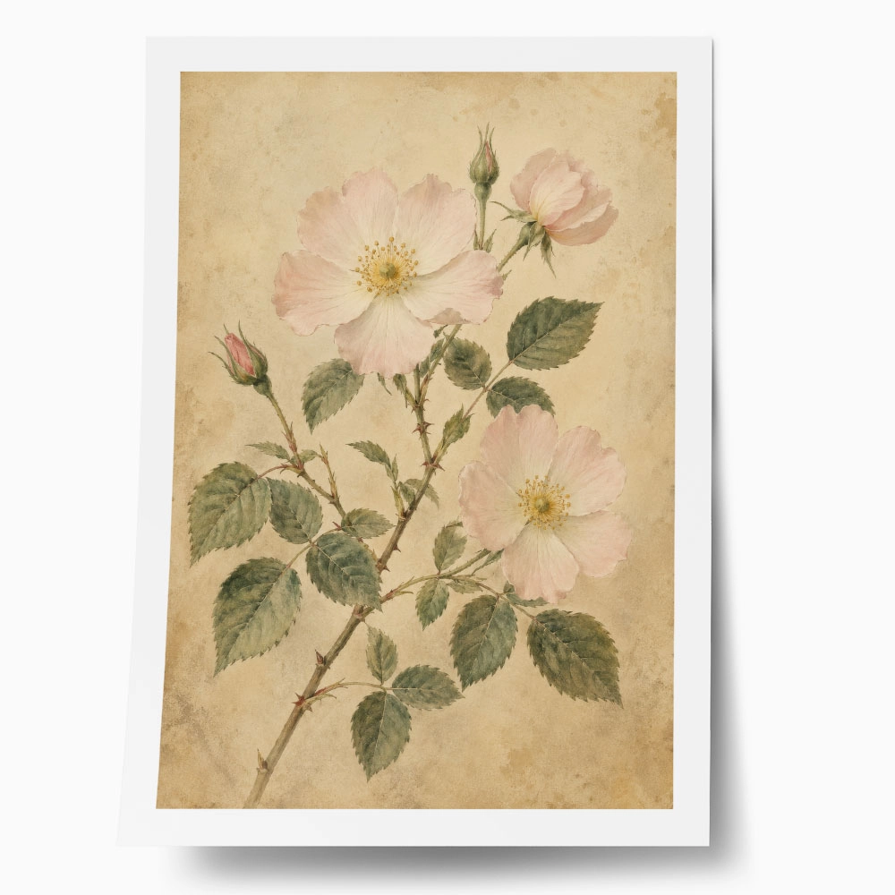 Poster VINTAGE DARK ACADEMIA PLANT 12