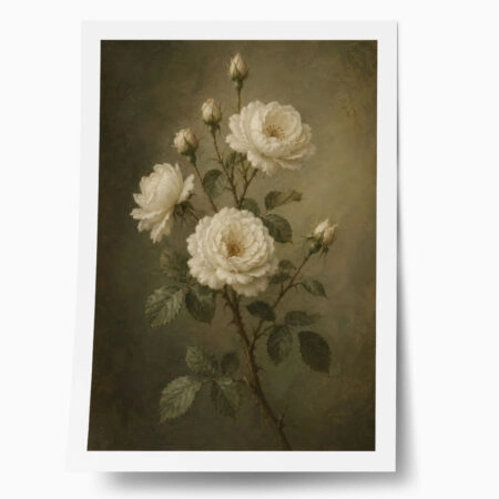 Poster VINTAGE DARK ACADEMIA PLANT 14 - 