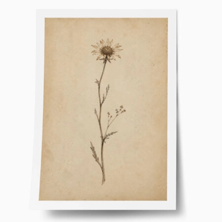 Poster VINTAGE DARK ACADEMIA PLANT 15 - 