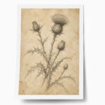 Poster VINTAGE DARK ACADEMIA PLANT 18