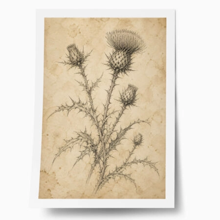 Poster VINTAGE DARK ACADEMIA PLANT 18 - 