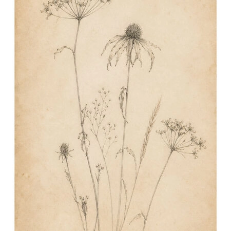 Poster VINTAGE DARK ACADEMIA PLANT 19 -  Sticky 2