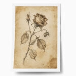 Poster VINTAGE DARK ACADEMIA PLANT 21